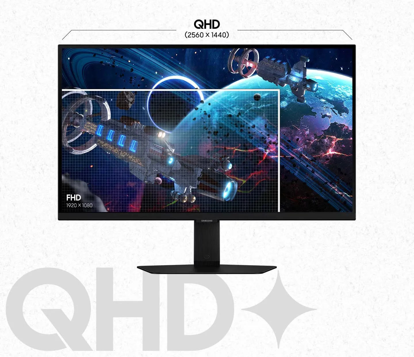 Monitor Samsung G50D Da 27 Pollici Gaming – QHD 2560x1440, IPS, 16:9 – S27DG500EU - 3