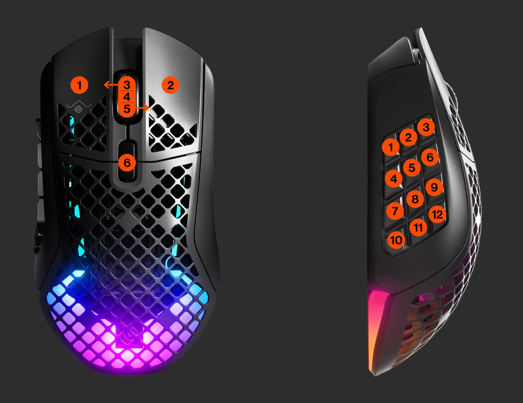 SteelSeries Aerox 9 Wireless Gaming Mouse - 62618 | Mwave