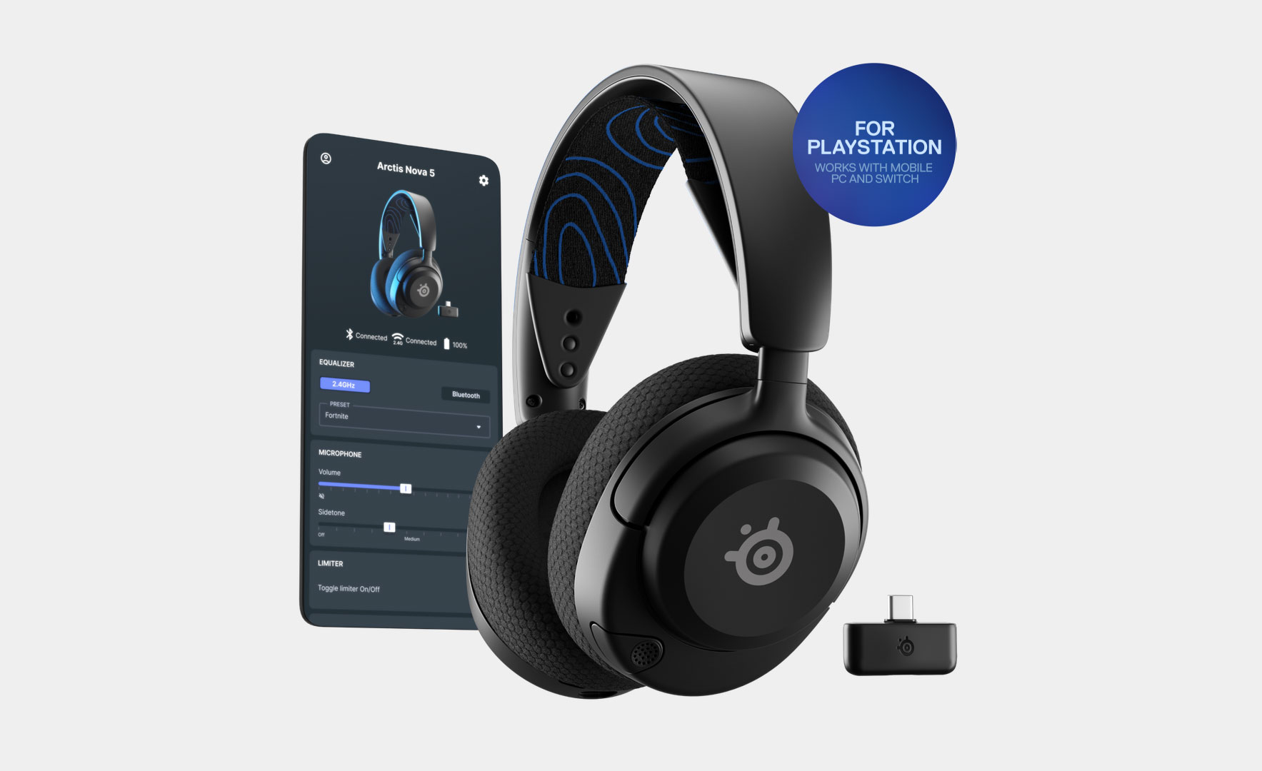 【中古美品】SteelSeries Arctis Nova 5 Wireless SteelSeries Arctis Nova 5 Wireless Multi-System Gaming