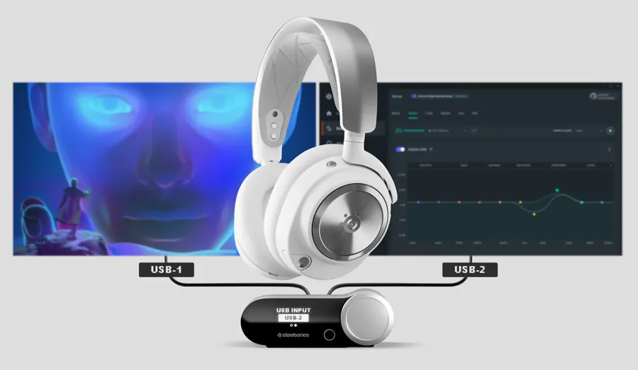 SteelSeries Arctis Nova Pro Wireless Gaming Headset White