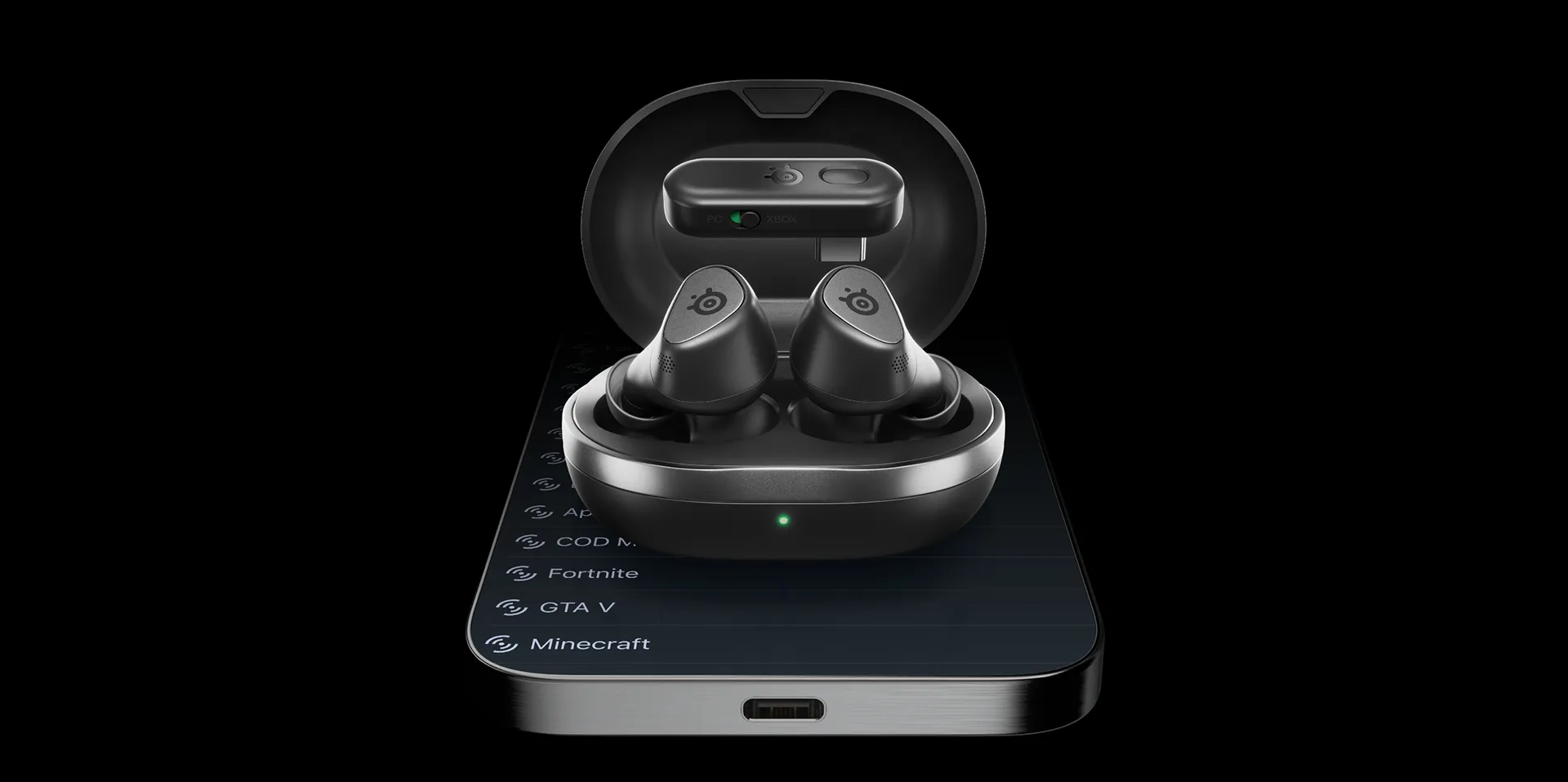 SteelSeries Arctis In-Ear Wireless GameBuds X - Black - 61681 | Mwave