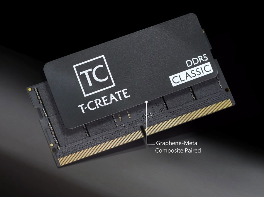 Team T-Create 16GB DDR5-5600 SODIMM With heatsink Memory