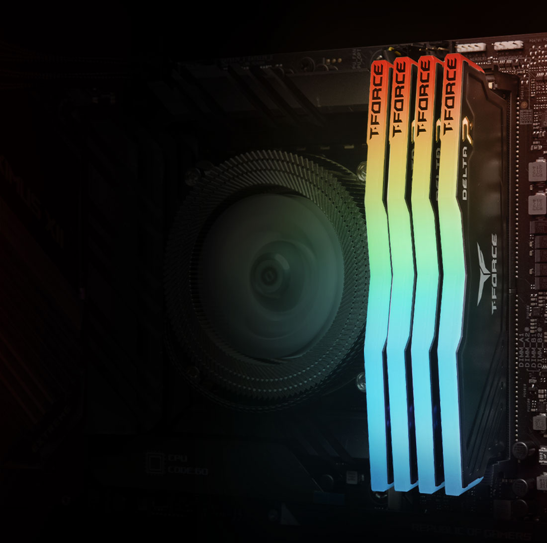 Team T-Force Delta RGB Series 16GB (2x 8GB) DDR4 3600MHz Desktop